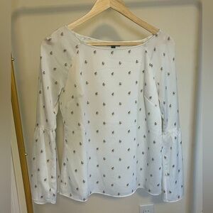 Banana Republic Christmas Blouse